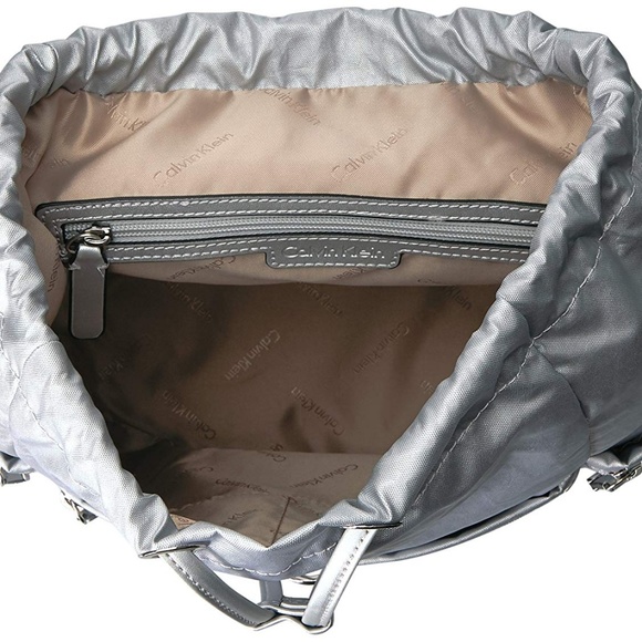Calvin Klein Lianna Nylon Flap Over Backpack